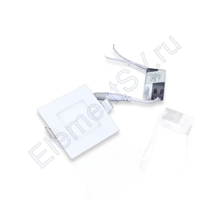 Светодиодный светильник встраиваемый IC-SW88 B806 (220V, 3W,warm white)