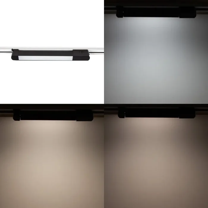 Светодиодный трековый светильник 2L JH-GD3C PX3 (220VAC, 20W, 3000/4000/6000K, черный)