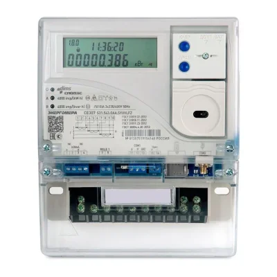 Счетчик CE307 S31.543.OAA.SYUVJLFZ SPds RS-485 3ф многотариф. Энергомера 101004007013574