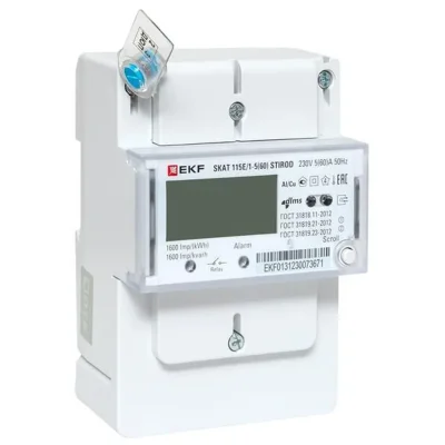 Счетчик SKAT 115E/1-5(60) STIROD 1ф 2т МСК+0 EKF 11503R
