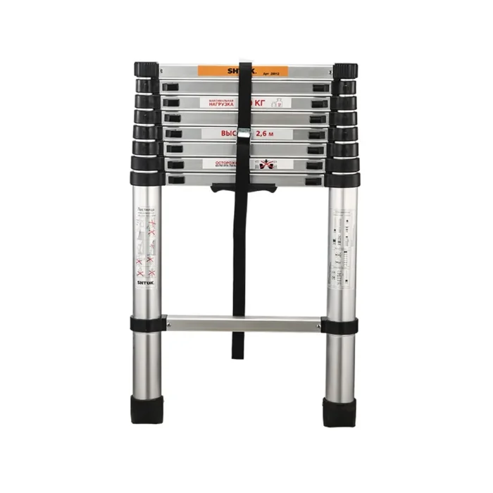 Лестница телескопическая 2.6м (20012) SHTOK 376551