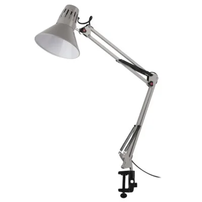 Светильник настольный N-121-E27-40W-GY E27 на струбцине сер. ЭРА Б0052758
