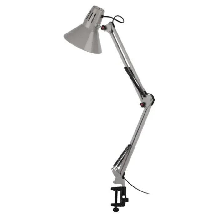Светильник настольный N-121-E27-40W-GY E27 на струбцине сер. ЭРА Б0052758