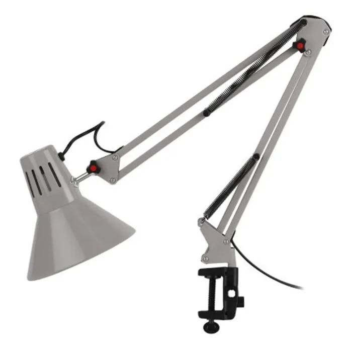 Светильник настольный N-121-E27-40W-GY E27 на струбцине сер. ЭРА Б0052758