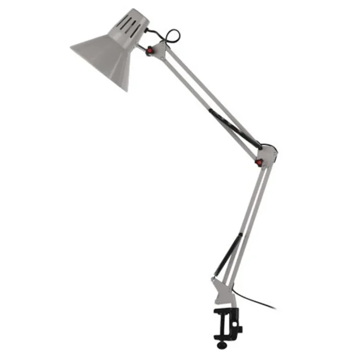 Светильник настольный N-121-E27-40W-GY E27 на струбцине сер. ЭРА Б0052758