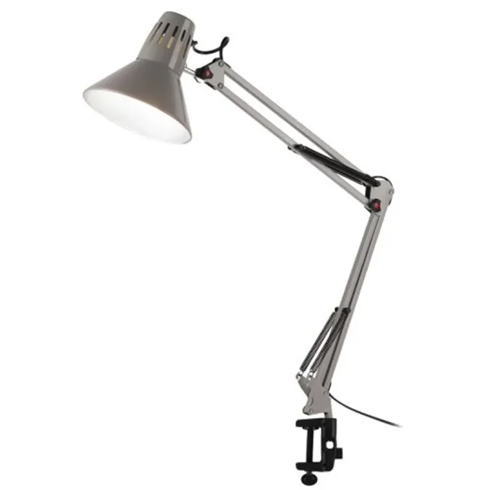 Светильник настольный N-121-E27-40W-GY E27 на струбцине сер. ЭРА Б0052758