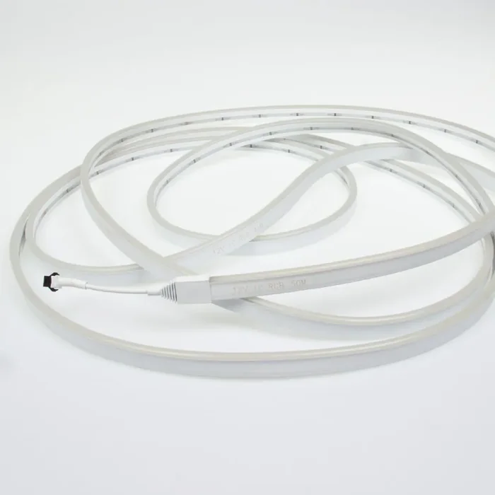 Светодиодный гибкий неон RGB-SPI 3838, 72led/m, 24pix/m, WS2811, 12V, 12W/m, IP65, 6.5x16.5mm, LN211