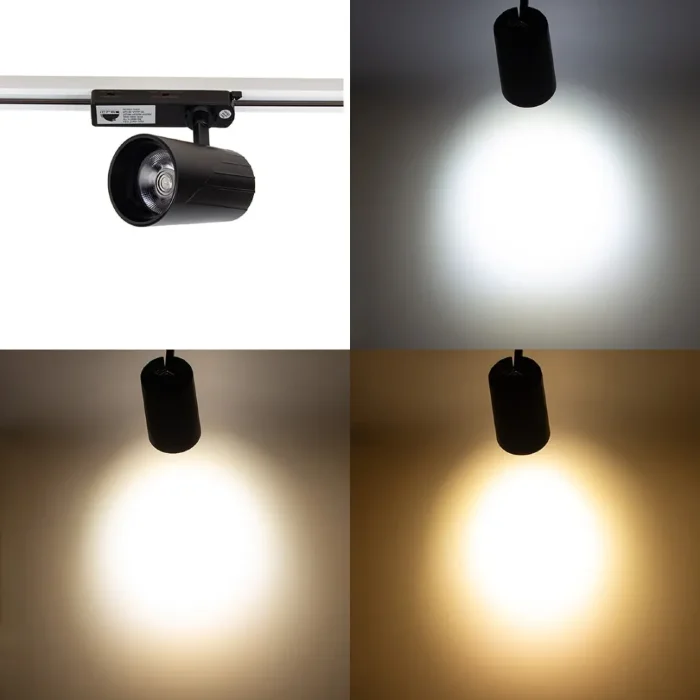 Светодиодный трековый светильник 2L VTB80 PX100(220VAC, 26-30W, 3000/4000/6500K, 36°, CRI>90,черный)