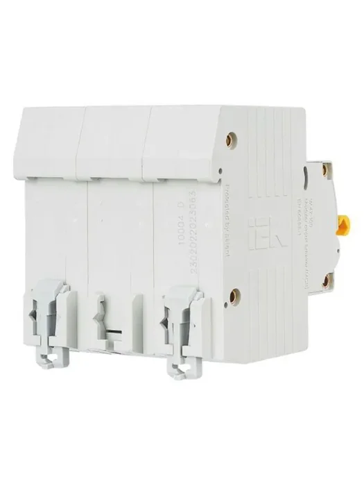 Выключатель автоматический модульный 3п D 63А 10кА ВА47-100 KARAT IEK MVA40-3-063-D