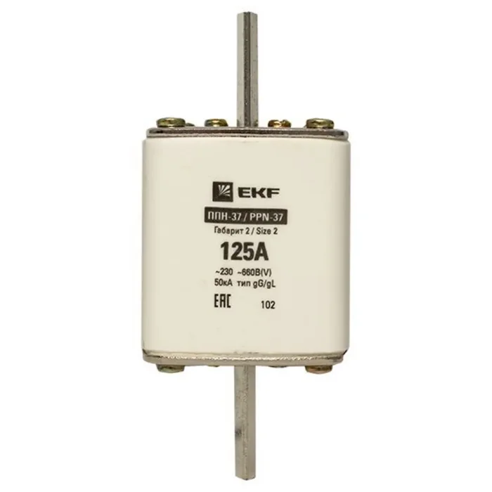 Вставка плавкая ППН-37 400/125А габарит 2 PROxima EKF fus-37/400/125