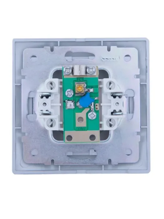 Розетка телевизионная оконечная TV СП Mira сер. металлик LEZARD 701-1010-130