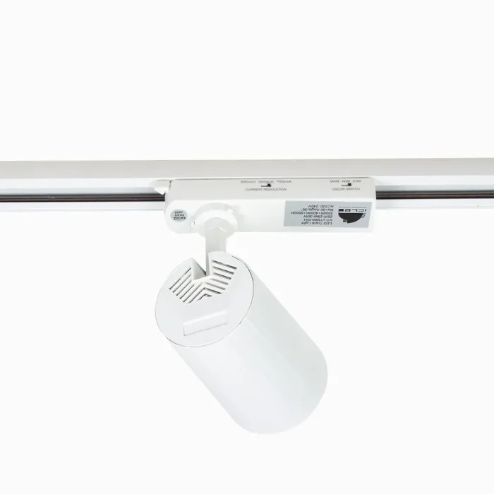 Светодиодный трековый светильник 2L VTB80 PX101(220VAC, 26-30W, 3000/4000/6500K, 36°, CRI>90, белый)
