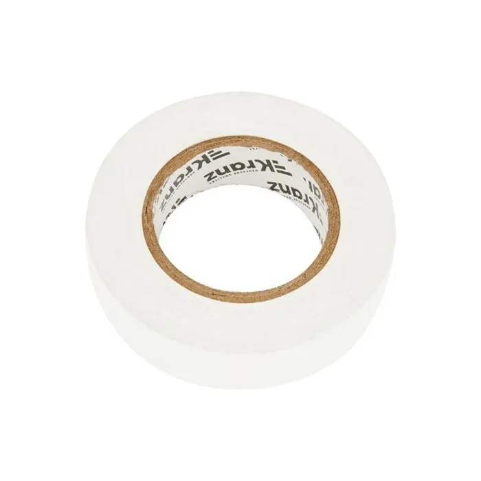 Изолента ПВХ 0.13х19мм 25м бел. (уп.5шт) Kranz KR-09-2201