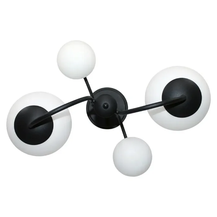 Светильник &quot;Тефия&quot; 241 (Плафон 8728; 8730) НСБ 01-4х40-101 (ИМ) подвесной черн. Элетех 1005405125