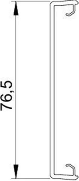 Крышка для короба L2000 ПВХ (дл.2м) GK-OTGRW OBO 6278680