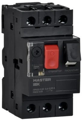 Пускатель ПРК32-0.63 In0.63А Ir0.4-0.63 Ue 660В KARAT IEK DMS11-C63