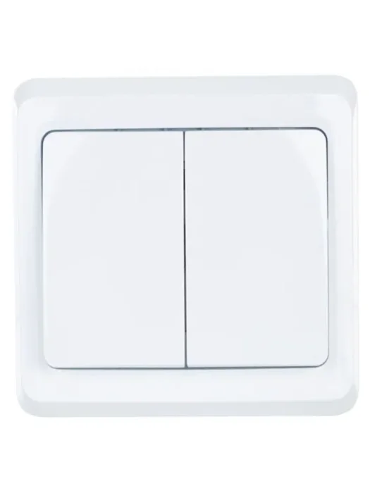 Выключатель 2-кл. СП Вега 10А IP20 ВС10-2-0-ВБ бел. GENERICA EVV20-K01-10-DM