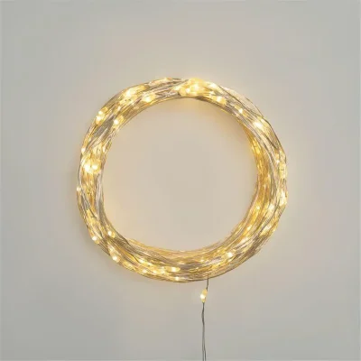 Гирлянда светодиодная "Роса" 30м 300LED тепл. бел. 3.6Вт IP44 с трансф. Neon-Night 303-216