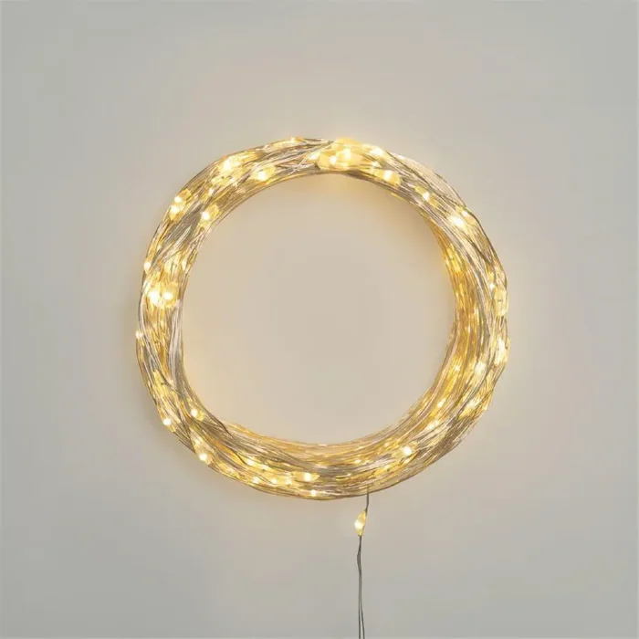 Гирлянда светодиодная "Роса" 30м 300LED тепл. бел. 3.6Вт IP44 с трансф. Neon-Night 303-216