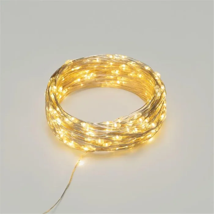 Гирлянда светодиодная "Роса" 30м 300LED тепл. бел. 3.6Вт IP44 с трансф. Neon-Night 303-216