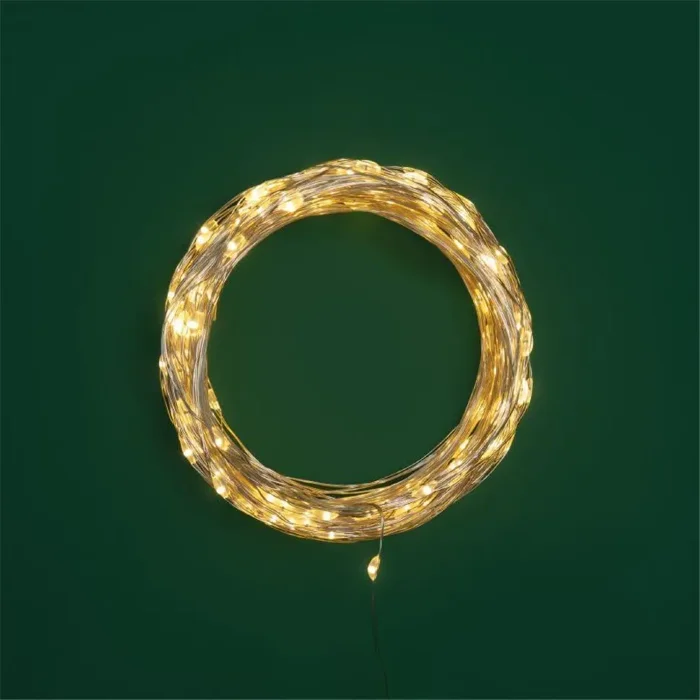 Гирлянда светодиодная "Роса" 30м 300LED тепл. бел. 3.6Вт IP44 с трансф. Neon-Night 303-216