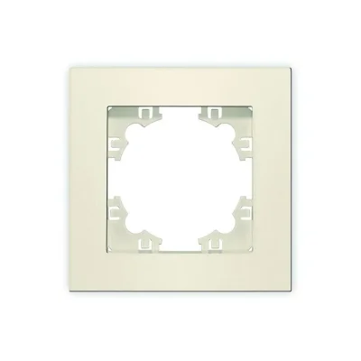 Рамка 1-м Афина сл. кость (ivory) Universal A0053-I