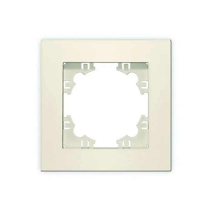 Рамка 1-м Афина сл. кость (ivory) Universal A0053-I