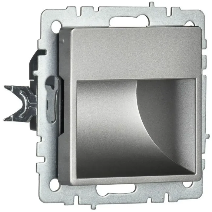 Подсветка светодиодная BRITE встраив. ПЛ20-БрС механизм сталь IEK BR-FL20-K46