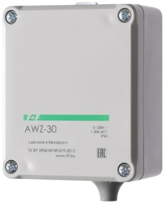 Фотореле AWZ-30 30А 13 IP65 встроенный фотодатчик монтаж на поверх. F&amp;amp;F EA01.001.004