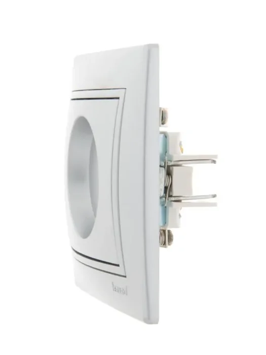 Розетка телевизионная проходная TV СП Mira сер. металлик LEZARD 701-1010-129