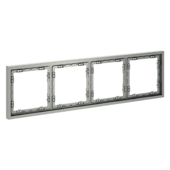 Рамка 4-м S70 пластик. сталь Voltum VLS100405