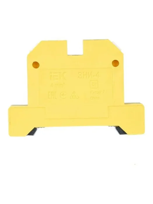 Зажим наборный ЗНИ-4PEN 4кв.мм (JXB-земля) IEK YZN20-004-K52