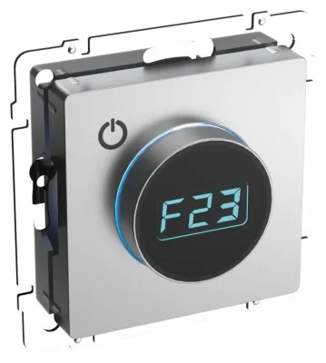 Термостат электронный с индик. BRITE СП IP20 ТС10-1-БрА механизм алюм. IEK BR-RT11-K47