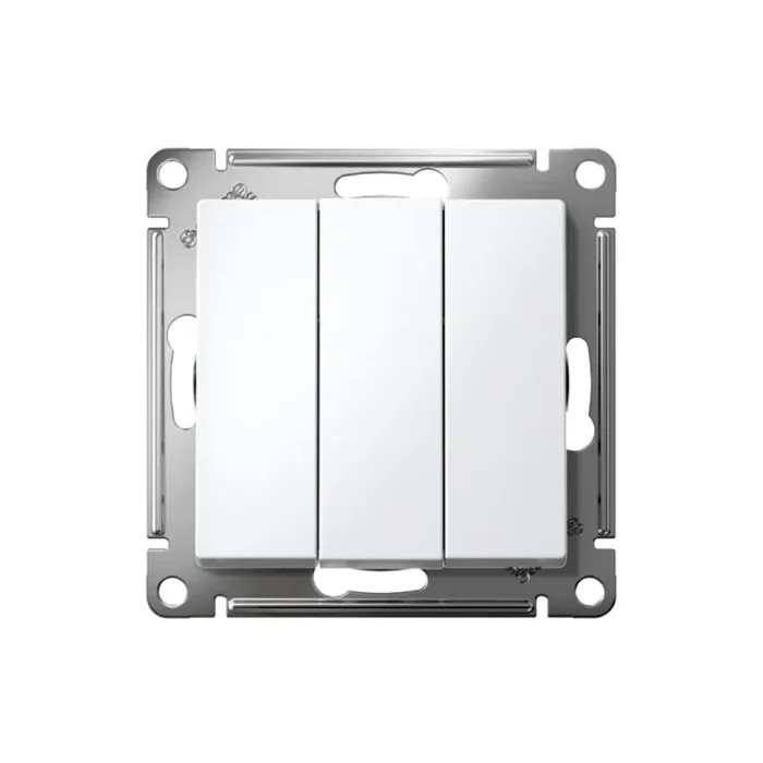 Выключатель 3-кл. СП AtlasDesign 10А IP20 (сх. 1+1+1) 10AX механизм бел. SE ATN000131