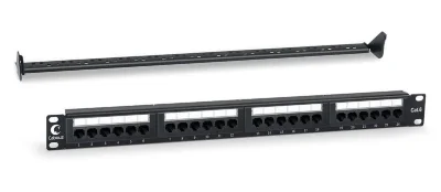 Патч-панель 19дюйм 1U 24 порта PL-24-Cat.6-Dual Cabeus 7128c