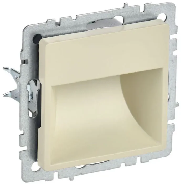 Подсветка светодиодная BRITE встраив. ПЛ20-БрКр механизм беж. IEK BR-FL20-K10