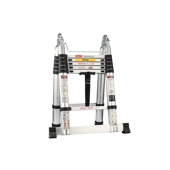 Лестница-стремянка телескопическая 1.9-3.85м (20103) SHTOK 376556