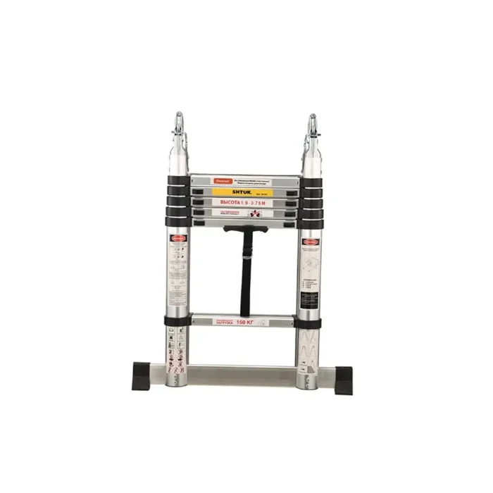 Лестница-стремянка телескопическая 1.9-3.85м (20103) SHTOK 376556