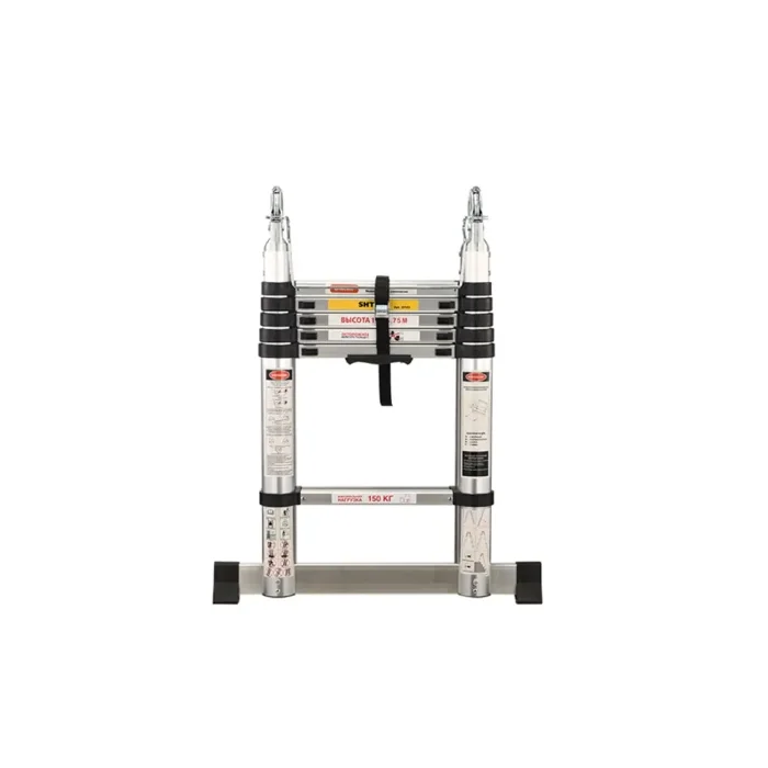 Лестница-стремянка телескопическая 1.9-3.85м (20103) SHTOK 376556