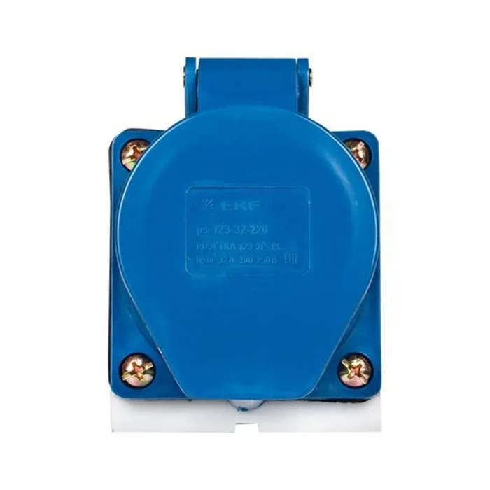 Розетка наружн. уст. 32А 220В 2P+РЕ IP44 (123) EKF ps-123-32-220