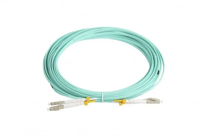 Патч-корд FC-D2-503-LC/PR-LC/PR-H-10M-LSZH-AQ волоконно-оптический (шнур) MM 50/125(OM3) LC-LC duplex 10G/40 LSZH 10м аква Hyperline 42836