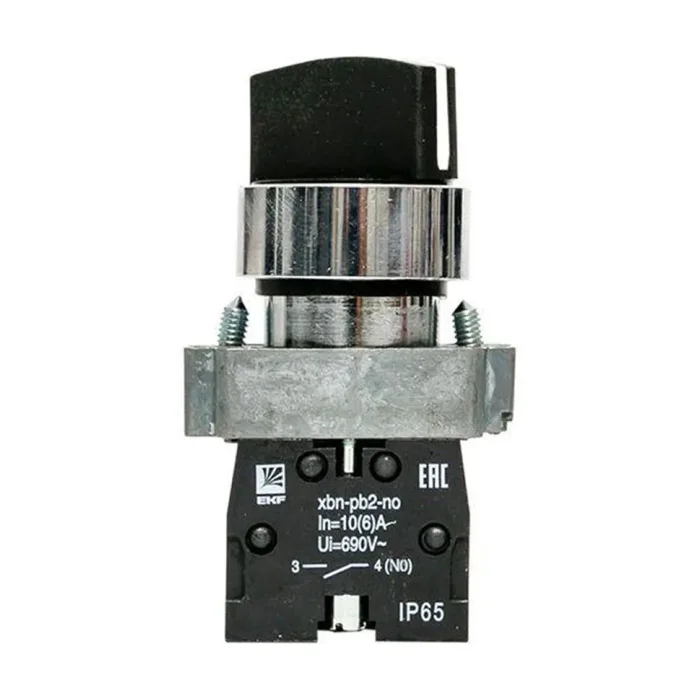 Переключатель BD33 3P короткая ручка 2NO IP65 PROxima EKF xb2-bd33-65