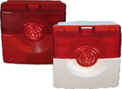 Оповещатель пожарный комбинированный свето-звуковой адресный ОПОП 124-R3 красн. Рубеж Rbz-338811