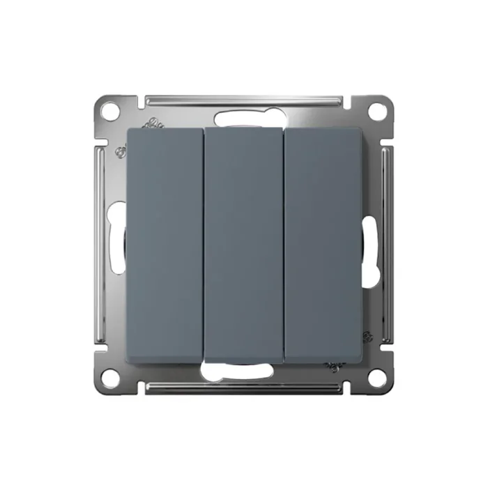 Выключатель 3-кл. СП AtlasDesign 10А IP20 (сх. 1+1+1) 10AX механизм грифель SE ATN000731