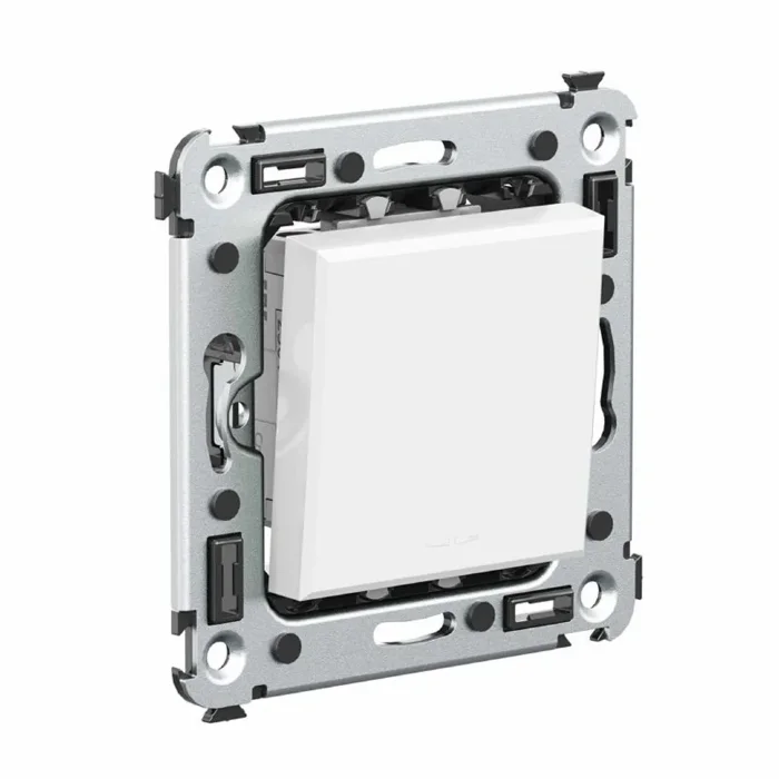 Выключатель 1-кл. 2мод. СП Avanti "Белое облако" 16А IP20 бел. DKC 4400103