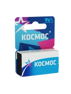 Элемент питания солевой &quot;крона&quot; 6F22 (блист.1шт) КОСМОС KOC6F221BL