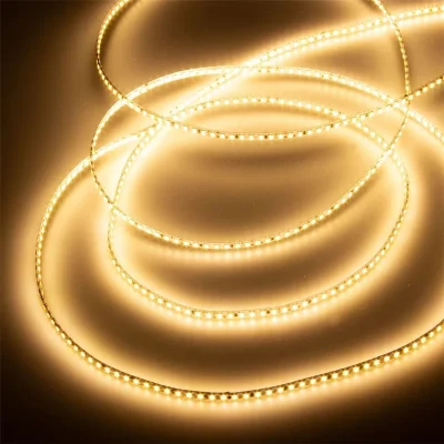 Светодиодная лента двусторонняя A331, 2835, 336 led/m, P6, warm white, 24V, IP20, катушка 10м