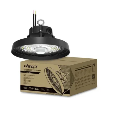 Светильник светодиодный UHB-LEVEL 150A50BK 150/120/80Вт 5000К 22500лм 100-277В 150лм/Вт для высоких пролетов HIGHBAY NEOX 4690612054223