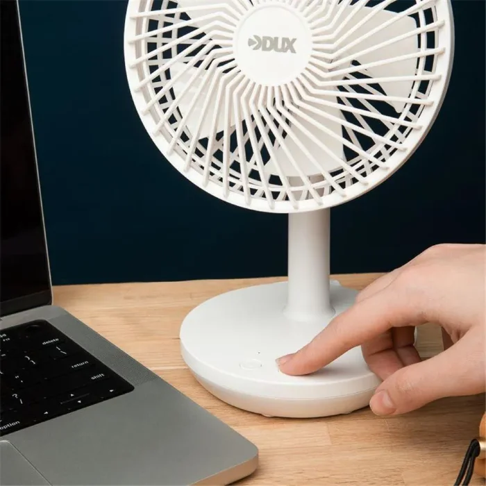 Вентилятор настольный 6Вт USB бел. DUX 60-0214