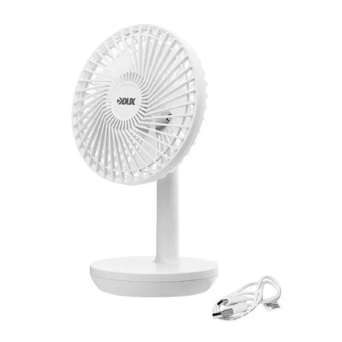 Вентилятор настольный 6Вт USB бел. DUX 60-0214